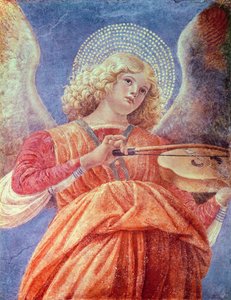 Angelo musicale con violino