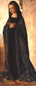 La Vergine Annunciata da Melozzo da Forli