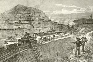 Scavando il Canale di Panama da Melton Prior