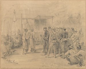 Alla ricerca di Dacoits, c.1885 da Melton Prior