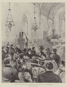 Apertura della Chiesa Restaurata a Shernbourne da SAR il Principe di Galles, 24 dicembre