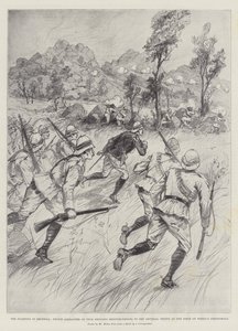 I combattimenti in Rhodesia, il principe Alessandro di Teck porta rinforzi alle truppe imperiali durante l