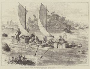 La Spedizione del Nilo, il 1º Battaglione del Reggimento South Staffordshire avanza al Cataratta di Hannek da Melton Prior