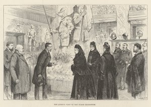 La visita della Regina alla mostra Tudor da Melton Prior