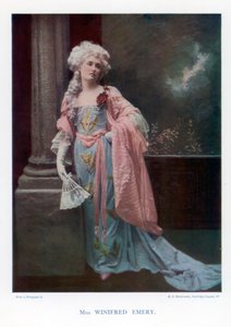 Winifred Emery, attrice inglese, 1901 da Mendelssohn