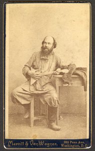 Ritratto di Uomo Non Identificato con Balalaika da Merritt and Van Wagner
