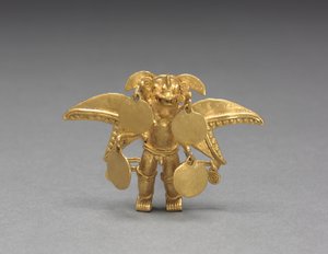 Pendente figura alata