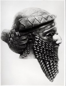 Testa di Sargon I (c.2334-2279 a.C.) 2400-2200 a.C. da Mesopotamian