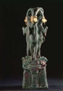 Albero sacro formato da tre capre, da Larsa, Mesopotamia meridionale, c.1750 a.C. da Mesopotamian Mesopotamian