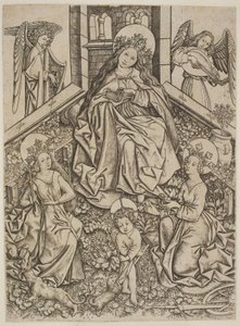 Maria con il Bambino Gesù, Santa Margherita e Santa Caterina da Mester ES