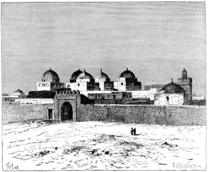 La Moschea delle Spade, Kairwan da Meunier