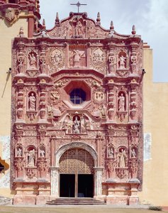 Facciata della Chiesa della Missione Francescana di Santa Maria del Agua de Landa, 1760-78