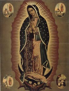 Rappresentazione della Vergine di Guadalupe, patrona del Messico