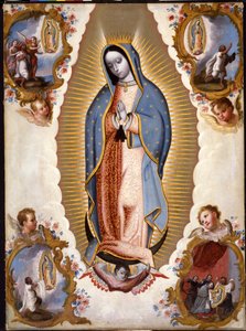 La Vergine di Guadalupe da Mexican School