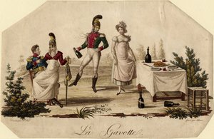 Gavotta, c. 1815 da Meynier Saint Fal