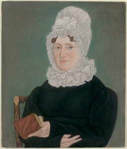 Ritratto di una donna con un cappello di pizzo da Micah Williams