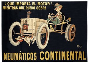 Pneumatici Continental, c.1900 da Mich (1881 1923)