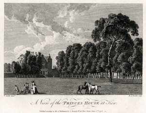 Veduta della Casa dei Principi a Kew, 1776