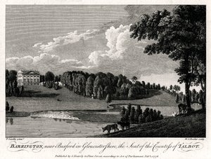 Barrington, vicino a Burford nel Gloucestershire, la Residenza della Contessa di Talbot da Michael Angelo Rooker