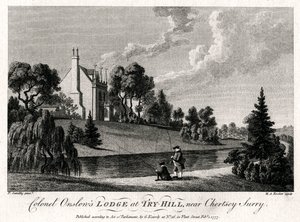 Lodge del colonnello Onslow a Try-Hill, vicino a Chertsey, Surry, 1777
