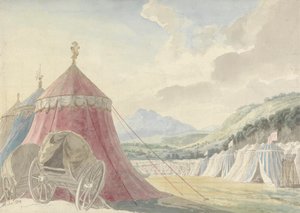Progetto per il Teatro Haymarket: "La battaglia di Hexham", di Colman il Giovane