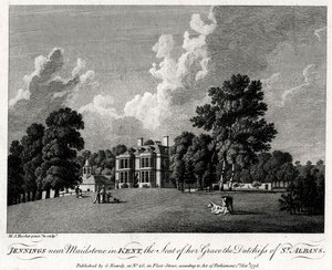 Jennings vicino a Maidstone nel Kent, la sede di sua grazia la duchessa di St Albans, 1776