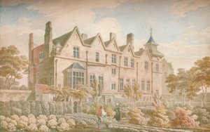 Marylebone Old Manor House: Facciata del giardino da Michael Angelo Rooker