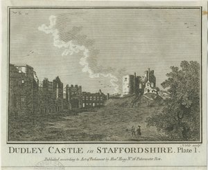 Castello di Dudley: incisione su rame, nd [1653-1686]