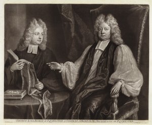 Ritratto di Thomas Sprat e figlio da Michael Dahl