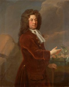 Retroammiraglio Sir William Whetstone (m.1711), fine XVII - inizio XVIII secolo da Michael Dahl
