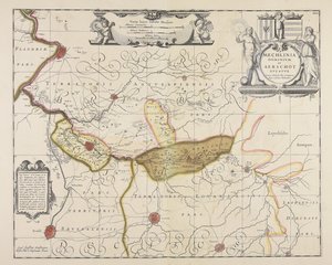 Mechlinia dominium et Aerschot ducatus / auctore Michaele Flor. a Langren ... da Michael Floris van Langren