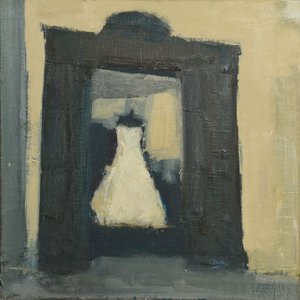 Abito da sposa Torino, 2017 (olio su lino)