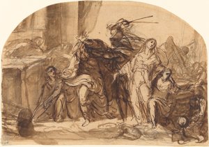 La Morte di Priamo da Michael Lukas Leopold Willmann