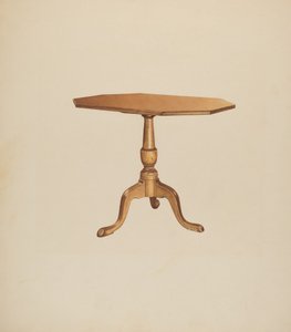 Treppiede da tavolo, 1935-1942 da Michael Riccitelli