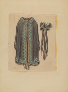 Cappotto di cotone nero da Michael Trekur