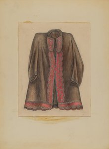 Cappotto di cotone marrone scuro da Michael Trekur