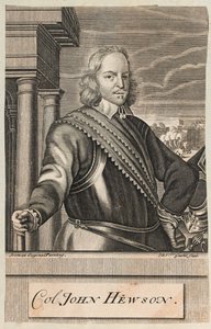 Colonnello John Hewson, c.1647 (incisione) da Michael Vandergucht