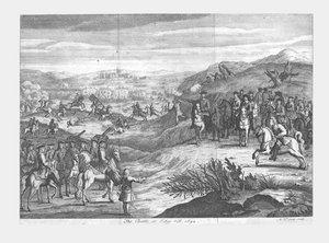 La battaglia di Edge-hill, 1642, fine XVII secolo da Michael Vandergucht
