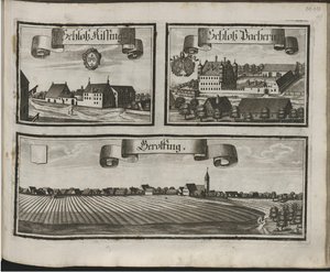 Tedesco: Historico-Topographica Descriptio. Ovvero: Descrizione, deß Churfürsten- und Hertzogthums Ober- und Nidern Bayrn : Welches In vier Theilter oder Renntämbter, Als Oberlandts München und Burgkhausen, Unterlandts aber in Landshuet und Straubing abget