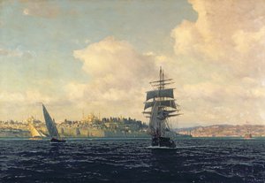 Una vista di Costantinopoli da Michael Zeno Diemer