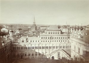 Facciata del Palazzo Terem nel Cremlino di Mosca
