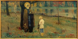 Visione del ragazzo Bartolomeo da Michail Wassiljewitsch Nesterow