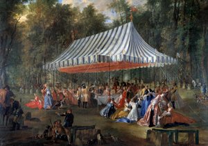 Festa data da Luigi Francesco Giuseppe di Borbone, Principe di Conti, al Principe Ereditario Carlo Guglielmo Ferdinando di Brunswick Lüneburg