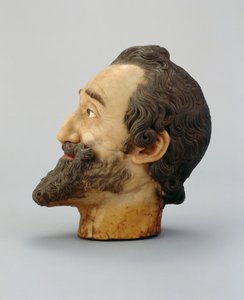 Ritratto di Enrico IV di Francia, c.1610 (cera)