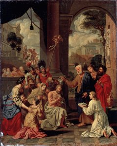 Il battesimo di San Cornelio il Centurione, XVII secolo da Michel Corneille the Elder