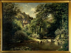 Il torrente a Cerveyrieux nell