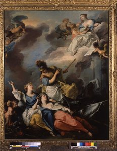 Allegoria della Pace di Vienna nel 1606