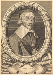 Armand Jean du Plessis, cardinale Richelieu da Michel Lasne