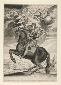 Ritratto equestre di Luigi XIII (Bourbon) (1601-1603) all