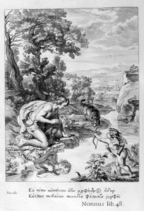 Narciso innamorato del proprio riflesso, 1655